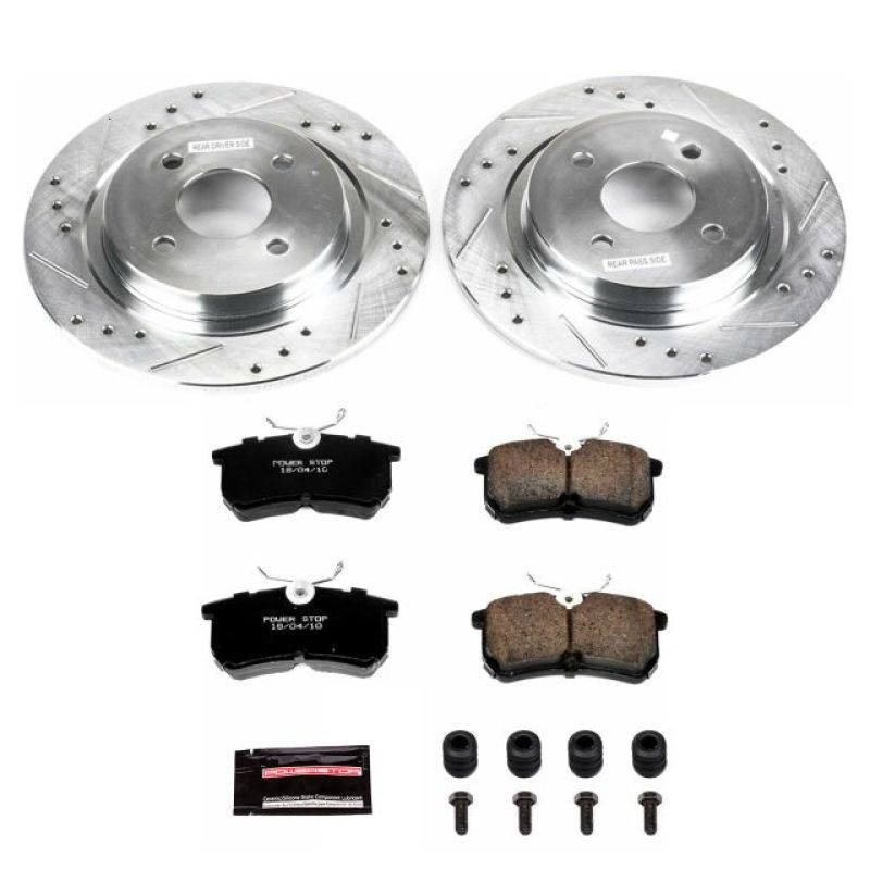 PSB Z23 Evolution Kit - Power Stop 02-04 Ford Focus Rear Z23 Evolution Sport Brake Kit