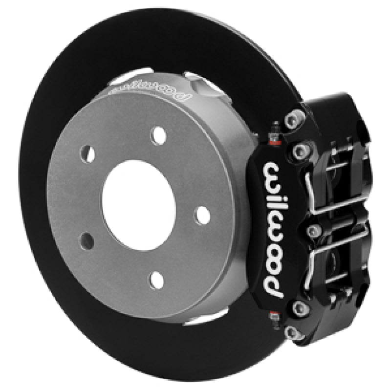 WIL Dynapro Brake Kit - Wilwood 22-23 Polaris RZR Turbo Dynapro 4R Rear Brake Kit w/ 11.25in Rotors - Black