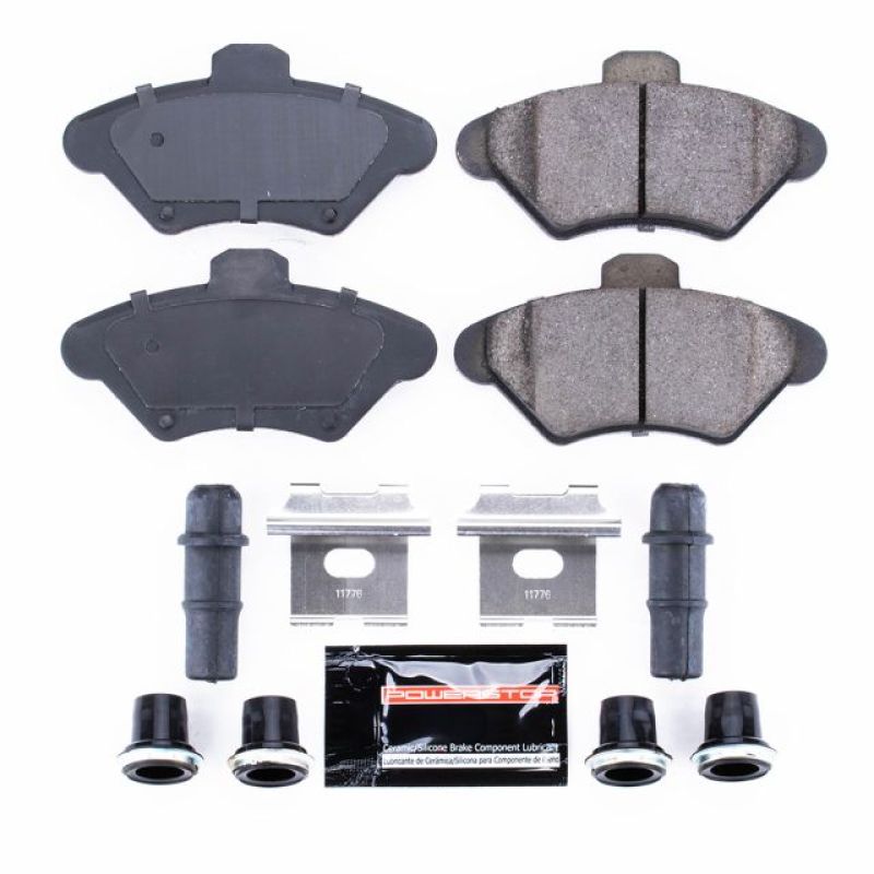 PSB Z23 Evolution Brake Pads - Power Stop 94-98 Ford Mustang Front Z23 Evolution Sport Brake Pads w/Hardware