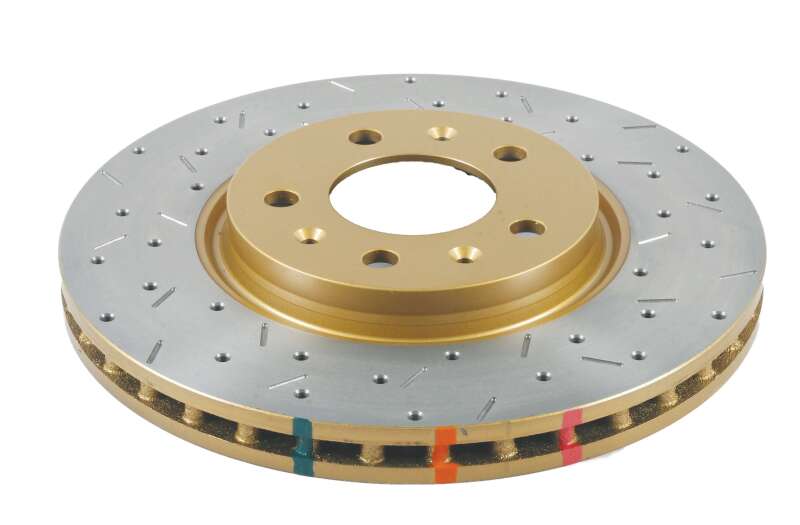DBA 4000 Slot&Drill Rotors - DBA 06-10 Pontiac Solstice Front 4000 Series Drilled & Slotted Rotor