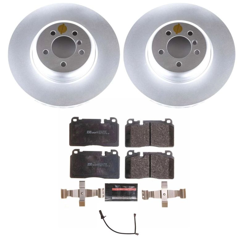 PSB Euro-Stop Kit - Power Stop 2013 Audi Q5 Front Euro-Stop Brake Kit