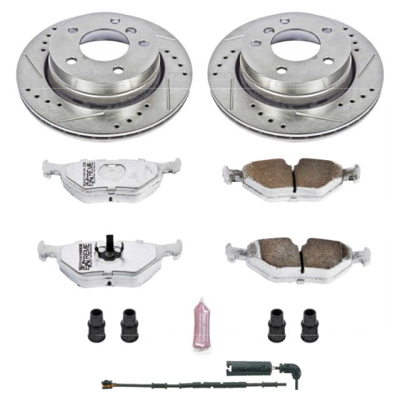 PSB Z26 Street Warrior Kit - Power Stop 2000 BMW 323Ci Rear Z26 Street Warrior Brake Kit