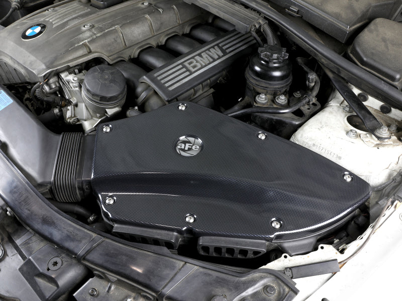 AFE Magnum FORCE Stage-2Si Cold Air Intakes - aFe MagnumFORCE Stage 2 Si Intake System P5R 06-11 BMW 3 Series E9x L6 3.0L Non-Turbo