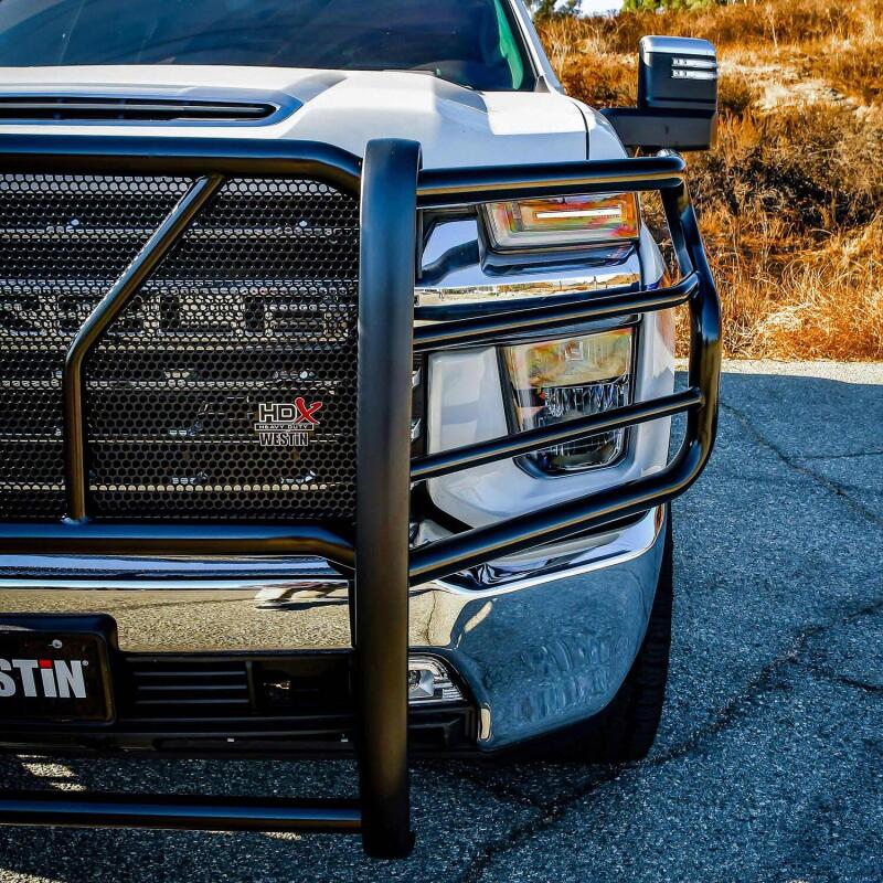 WES HDX Grille Guards - Westin 2020 Chevrolet Silverado 2500/3500 HDX Grille Guard - Black