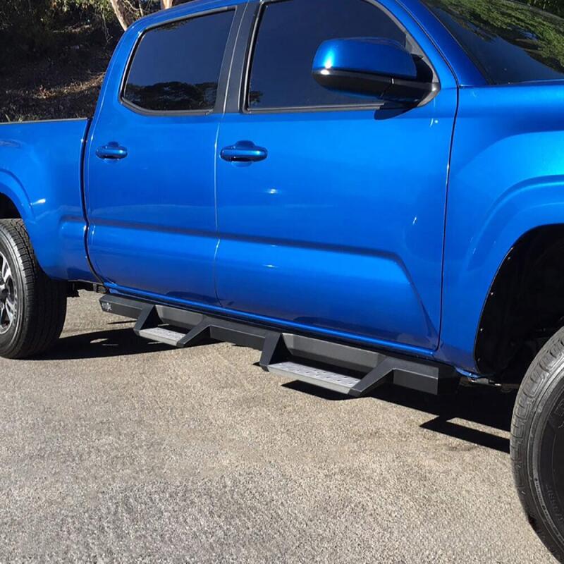 WES Nerf Bars - HDX Drop - Westin 05-20 Toyota Tacoma Double Cab HDX Stainless Drop Nerf Step Bars - Textured Black