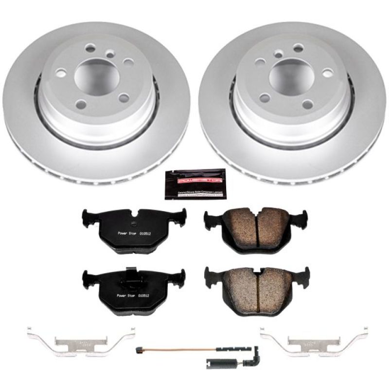 PSB Z23 Evolution Coated Kit - Power Stop 04-10 BMW X3 Rear Z23 Evolution Sport Coated Brake Kit