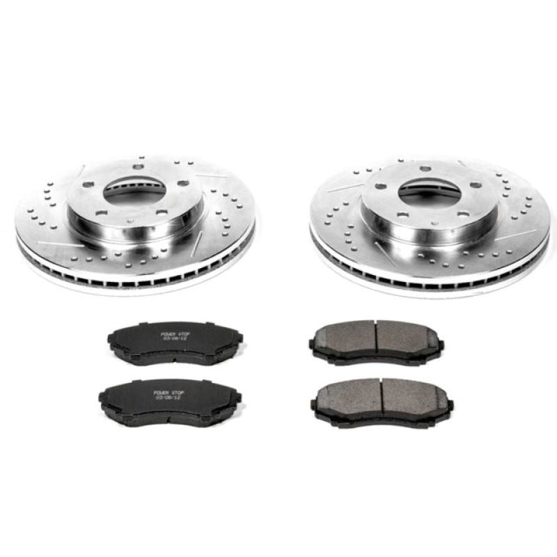 PSB Z23 Evolution Kit - Power Stop 00-06 Mazda MPV Front Z23 Evolution Sport Brake Kit