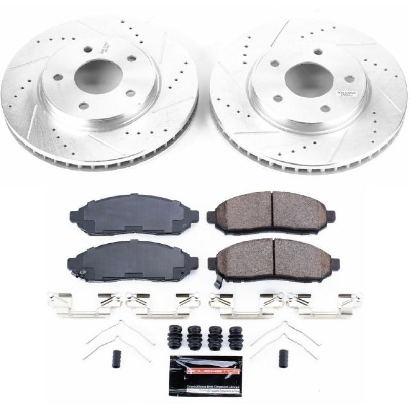 PSB Z23 Evolution Kit - Power Stop 15-17 Chevrolet City Express Front Z23 Evolution Sport Brake Kit
