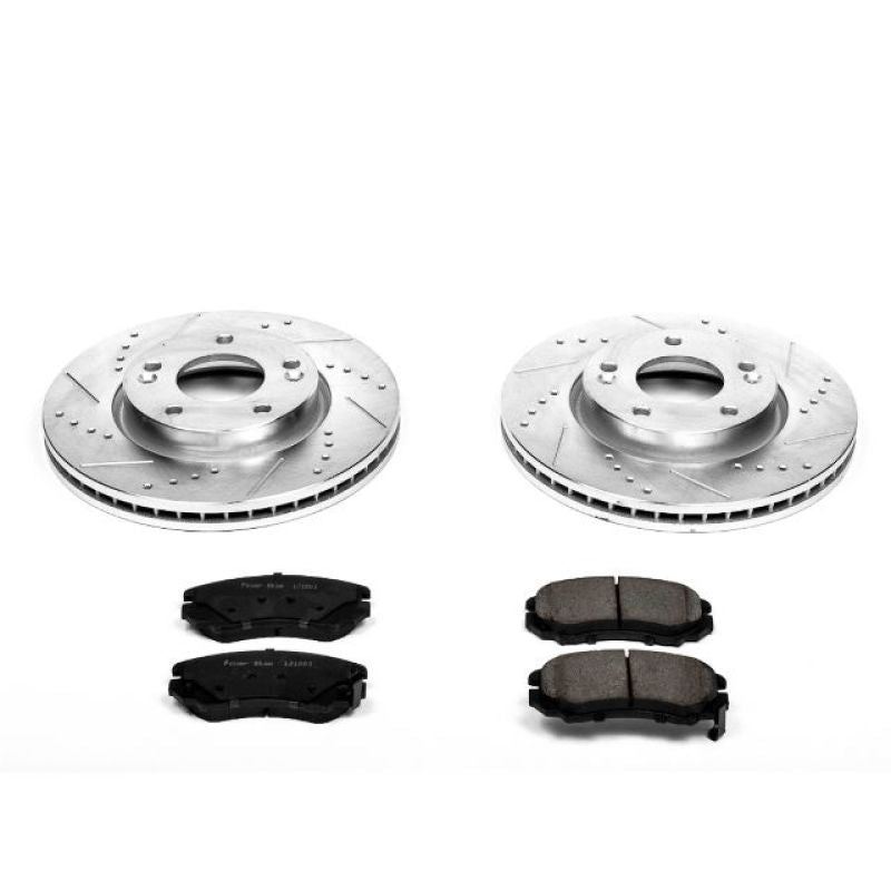 PSB Z23 Evolution Kit - Power Stop 06-10 Hyundai Sonata Front Z23 Evolution Sport Brake Kit
