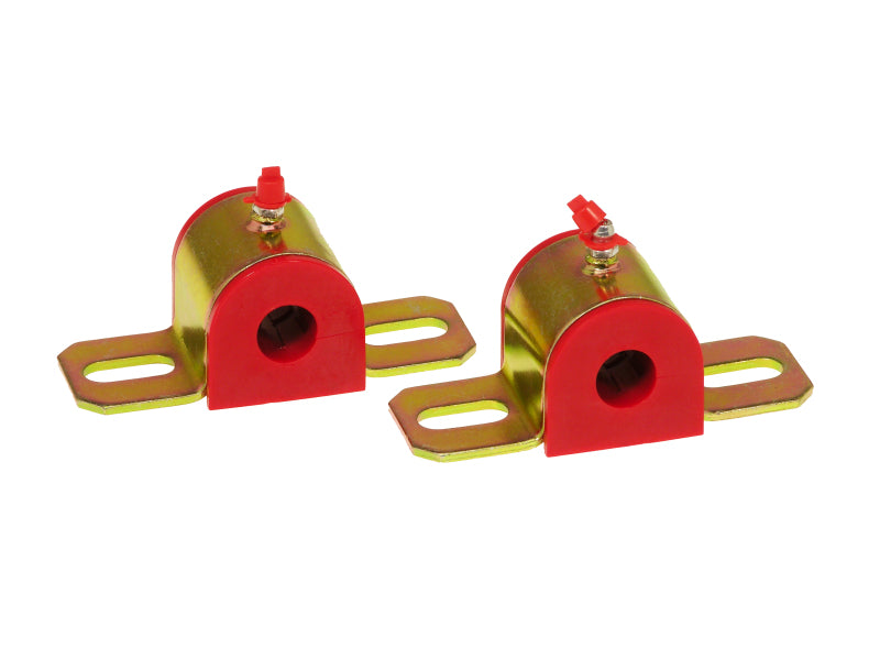 PRO Sway/End Link Bush - Red - Prothane Universal Greasable Sway Bar Bushings - 11/16in - Type B Bracket - Red