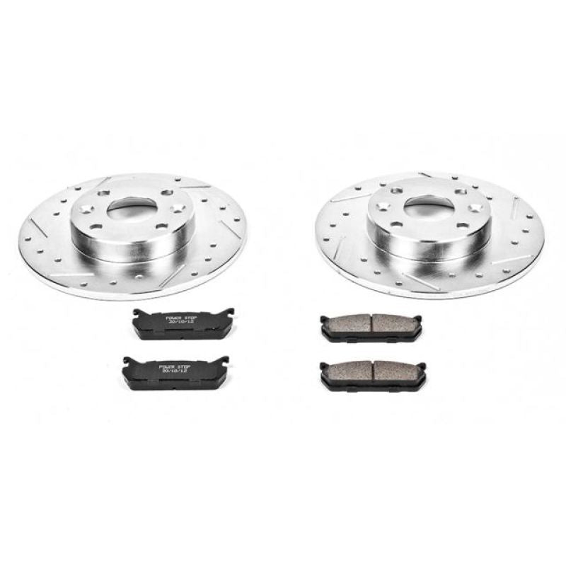 PSB Z23 Evolution Kit - Power Stop 91-96 Ford Escort Rear Z23 Evolution Sport Brake Kit