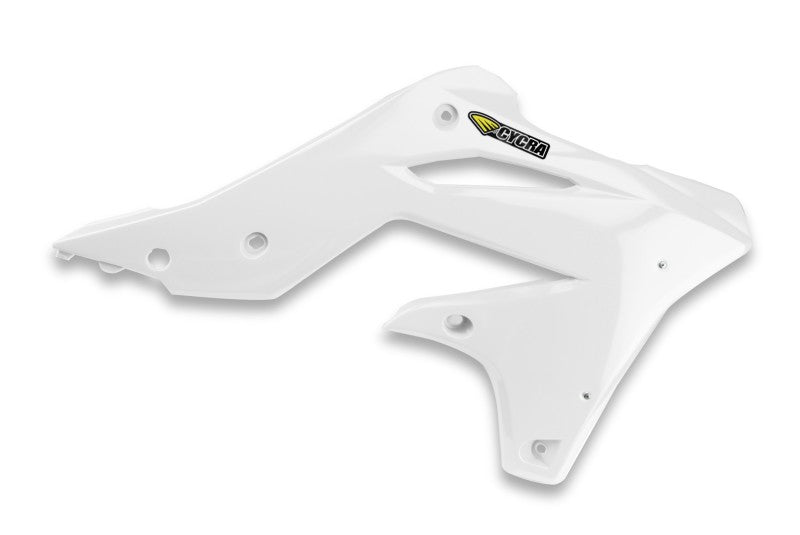 CYC Radiator Shroud - Cycra 13-16 Kawasaki KX250F Radiator Shroud - White