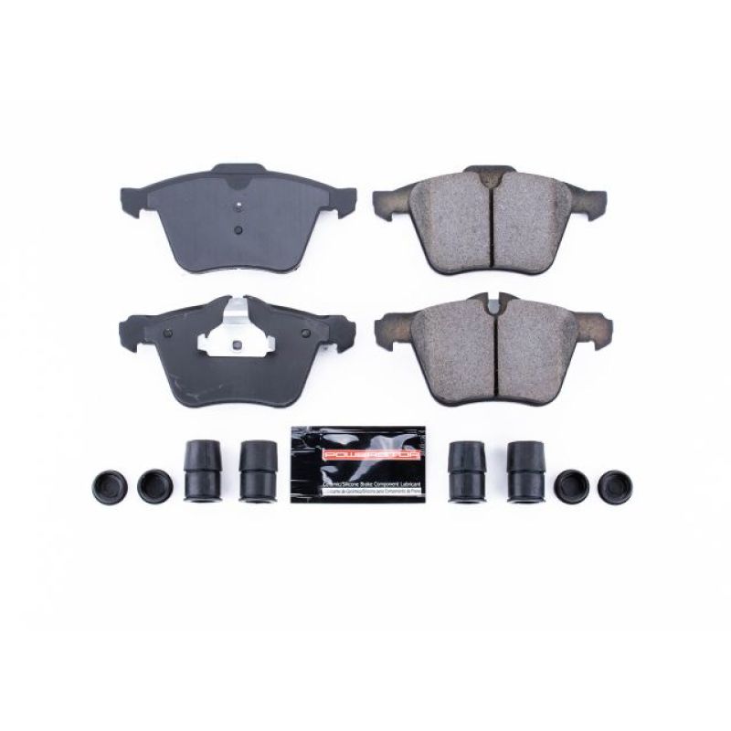 PSB Z23 Evolution Brake Pads - Power Stop 06-08 Jaguar S-Type Front Z23 Evolution Sport Brake Pads w/Hardware