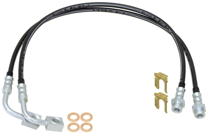 ROK Antirock Sway Bars - RockJock JK Antirock Sway Bar Kit 4 Door Rear Billet Aluminum Arms