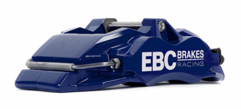 EBC Apollo-6 Calipers - EBC Racing 17-22 Honda Civic Type-R (FK8) Blue Apollo-6 Front Right Caliper