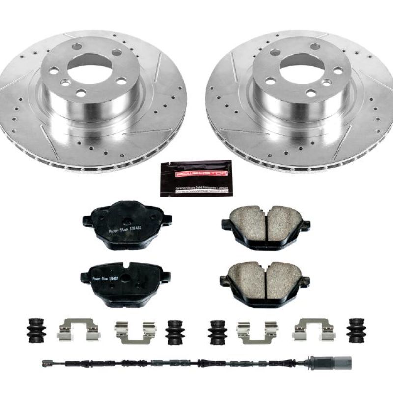 PSB Z23 Evolution Kit - Power Stop 11-17 BMW X3 Rear Z23 Evolution Sport Brake Kit