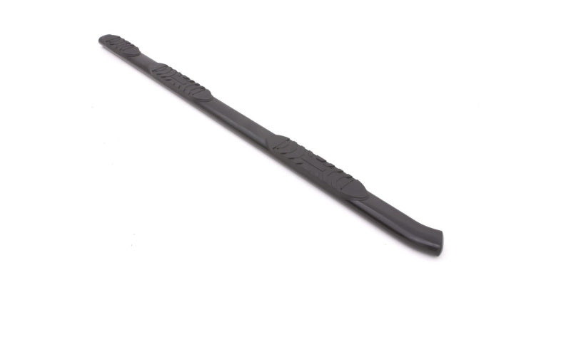 LND Nerf Bars - Black - Lund 01-14 Chevy Silverado 2500 Crew Cab (6.5ft. Bed) 5in. Oval WTW Steel Nerf Bars - Black