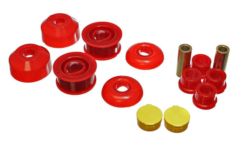 ES Cntrl Arm Bushings - Red - Energy Suspension 05-07 Scion tC / 03-06 Toyota Corolla/Matrix Red Front Control Arm Bushing Set