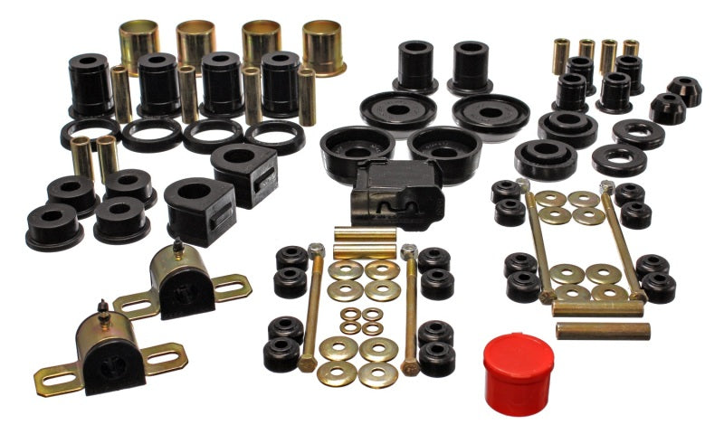 ES Hyper-Flex Sets - Black - Energy Suspension 93-02 Chevrolet Camaro Black Hyper-flex Master Bushing Set