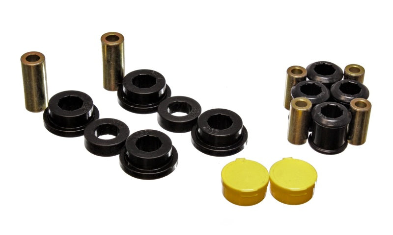 ES Cntrl Arm Bushings - Black - Energy Suspension 95-99 Mitsubishi Eclipse FWD/AWD Black Front Control Arm Bushing Set