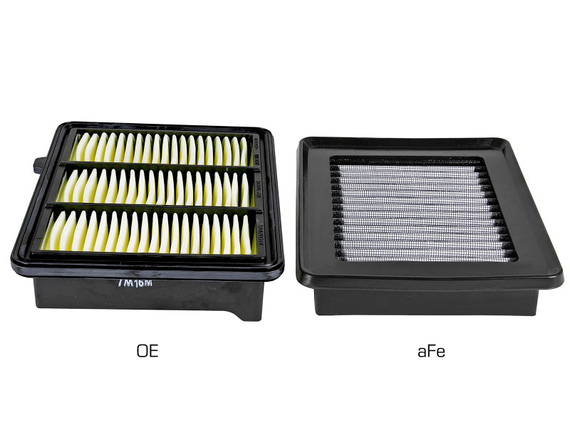 AFE Direct Fit Pro DRY S Air Filter - aFe MagnumFLOW Pro DRY S OE Replacement Filter Cadillac CTS-V 09-15 V8-6.2L (SC)