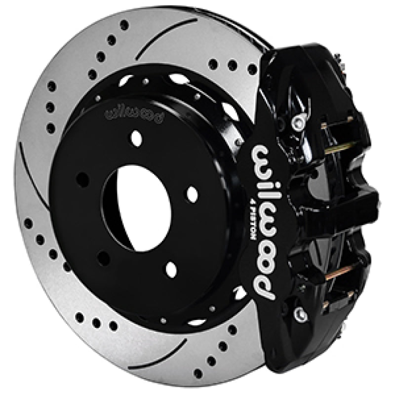 WIL Aero Brake Kit - Wilwood 88-98 GM C1500 Aero4 SRP Rear Brake Kit 14in Rotor