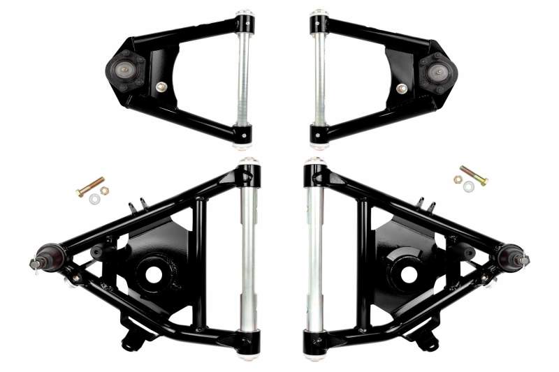 UMI Lower Control Arms - UMI Performance 73-87 GM C10 Street Performance A-Arm Kit - Black