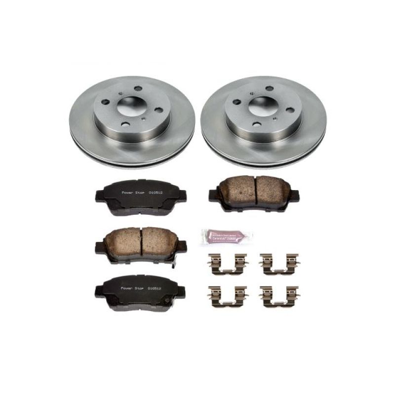PSB Autospecialty Kit - Power Stop 2000 Toyota Echo Front Autospecialty Brake Kit