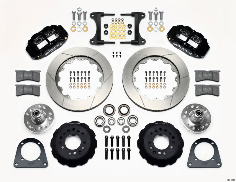WIL Superlite Brake Kit - Wilwood Narrow Superlite 6R Front Hub Kit 14.00in TCI-IFS 71-78 (Pinto Based)
