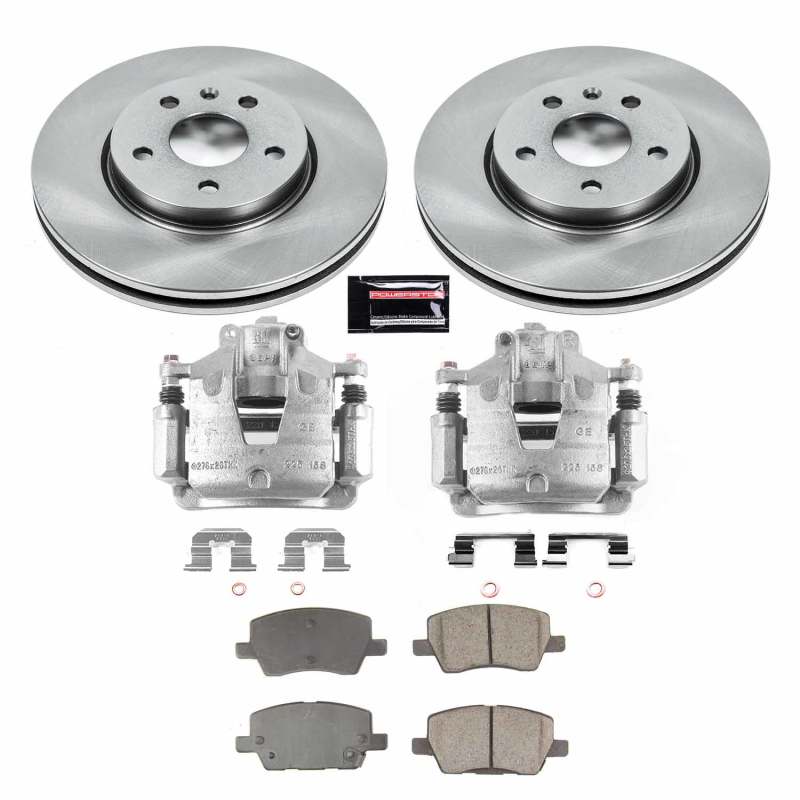 PSB Autospecialty Kit w/Cals - Power Stop 18-19 Chevrolet Sonic Front Autospecialty Kit w/Calipers