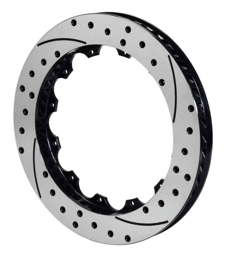 WIL Rotors - Wilwood Rotor-SV-SRP 72 Iron-RH-Drill-BLK 14.25 x 1.10 - 12 on 8.75in