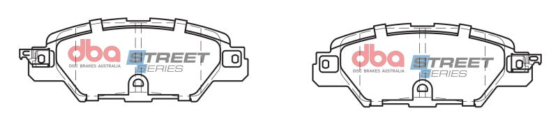 DBA Street Series Brake Pads - DBA 16-18 Mazda CX-5 Street Series Rear Brake Pads