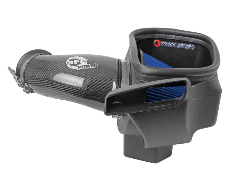 AFE Track Series Intake - aFe 12-21 Jeep Grand Cherokee 6.4L Track Series Carbon Fiber Cold Air Intake System w/Pro 5R Filter