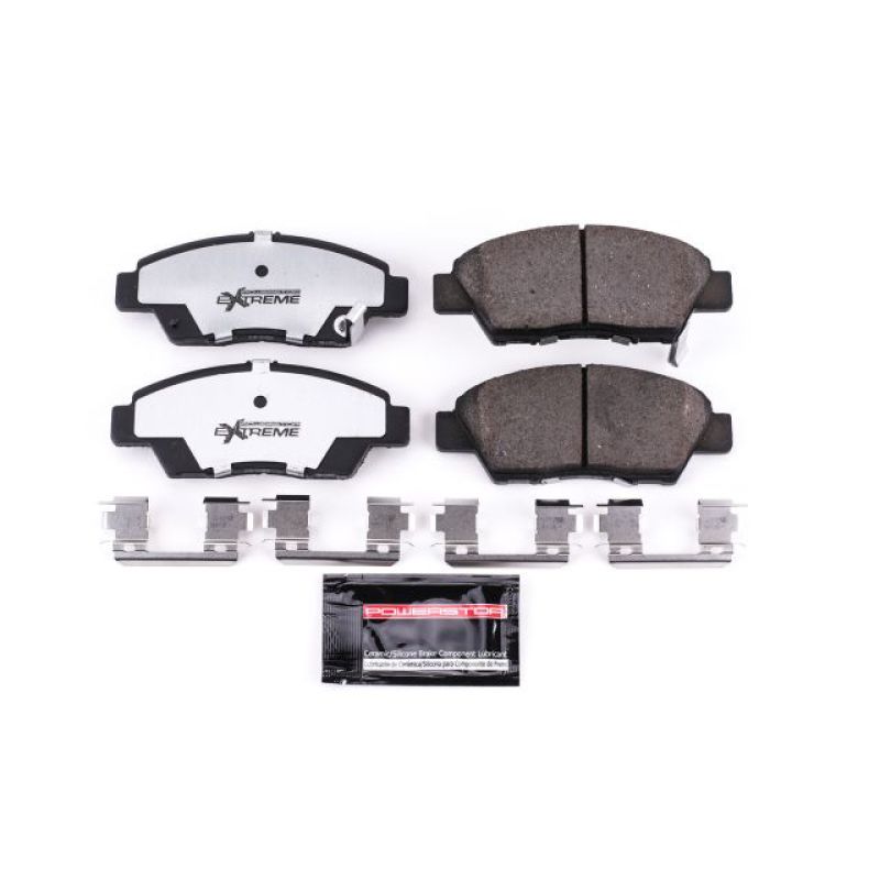 PSB Z26 Extreme Brake Pads - Power Stop 11-15 Honda CR-Z Front Z26 Extreme Street Brake Pads w/Hardware