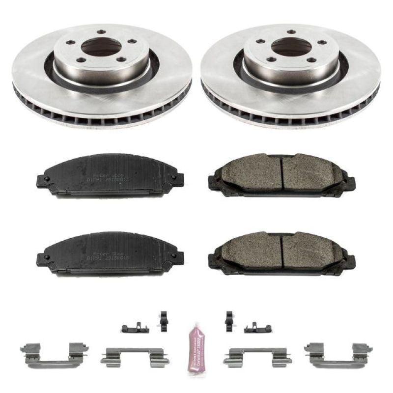 PSB Autospecialty Kit - Power Stop 15-19 Ford Mustang Front Autospecialty Brake Kit