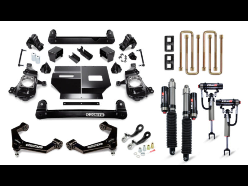 COG Lift Kit - Elite - Cognito 20-24 Chevy/GMC Silv/Sierra 2500/3500 HD 2WD/4WD 4in Elite Lift Kit w/ Elka 2.5 RR Shocks