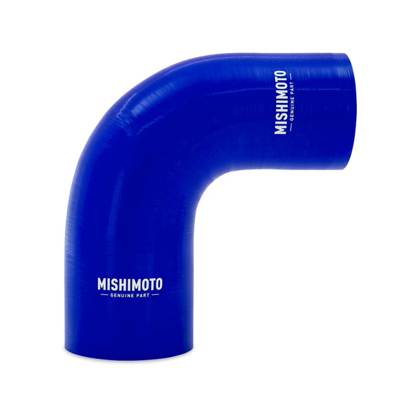 MM Couplers - 90 Deg - Mishimoto Silicone Reducer Coupler 90 Degree 2.75in to 3in - Blue
