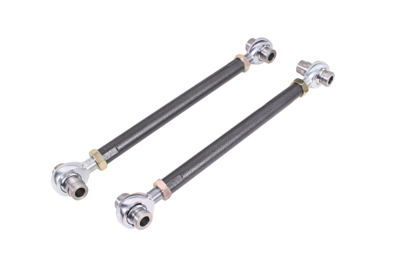 BMR Toe Rods - BMR 04-05 CTS-V Rear Toe Rod Kit - Black Hammertone