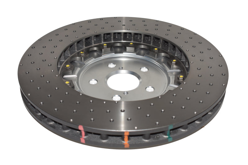 DBA 5000 Series Drilled Rotors - DBA 16-20 Lexus GS F Front 5000 Series Cross Drilled Rotor w/Silver Hat