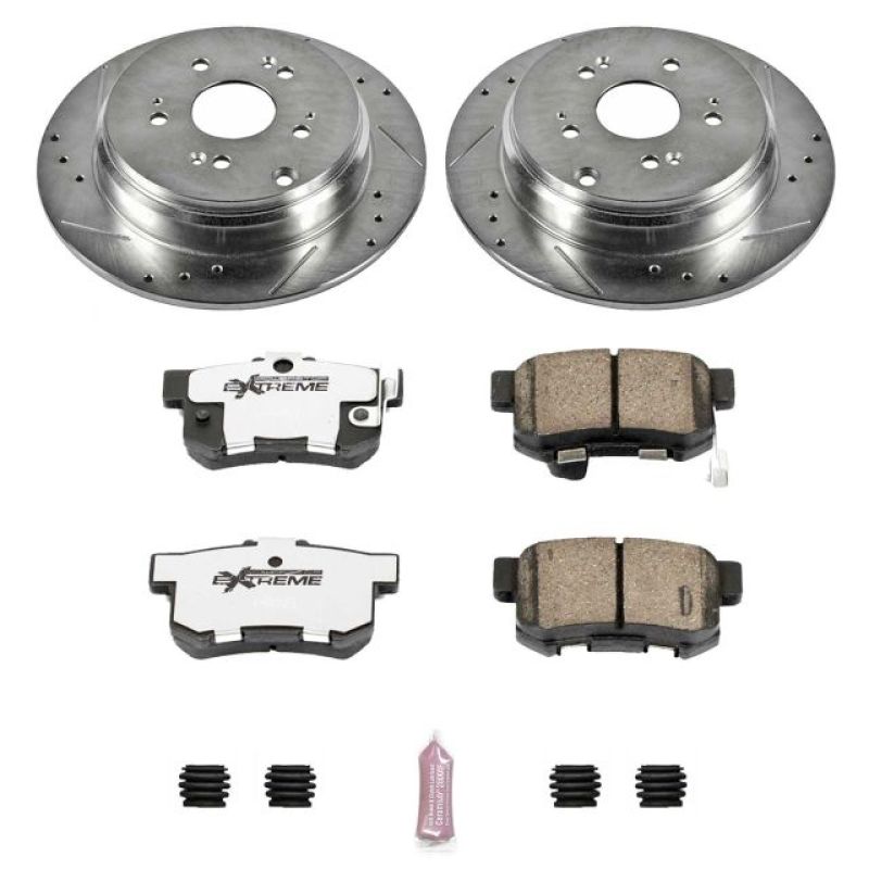 PSB Z26 Street Warrior Kit - Power Stop 07-09 Acura RDX Rear Z26 Street Warrior Brake Kit