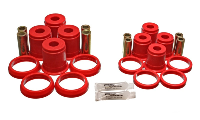 ES Cntrl Arm Bushings - Red - Energy Suspension 93-98 Jeep Grand Cherokee Red Rear Control Arm Bushings-Must reuse OEM Outer Shell