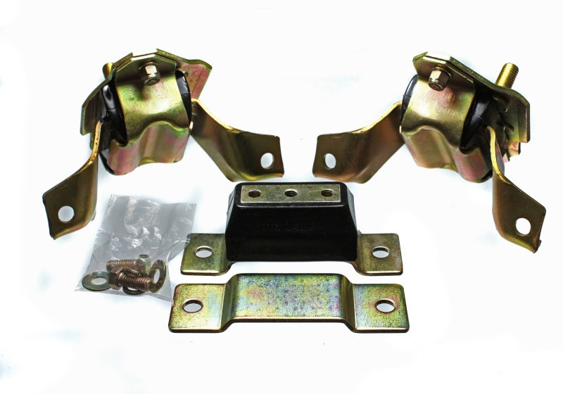 ES Eng/Trans Combo Kit - Black - Energy Suspension 84-95 Ford Mustang 5.0 (302c.i.) V8 Black Motor & Transmission Mount Set