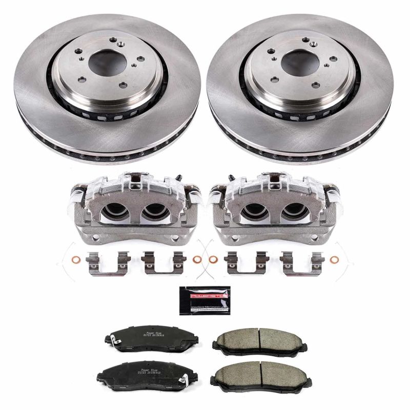 PSB Autospecialty Caliper - Power Stop 14-16 Acura MDX Front Autospecialty Kit w/Cals