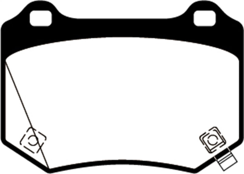 EBC Yellowstuff Brake Pad Sets - EBC 18+ WRX STI Yellowstuff Rear Brake Pads