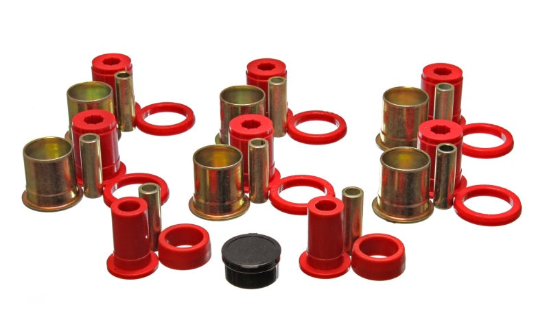 ES Cntrl Arm Bushings - Red - Energy Suspension GM Control Arm W/Thrust Washer - Red