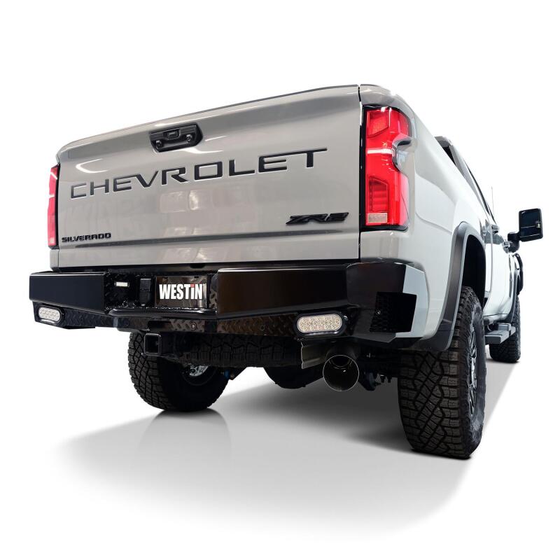 WES HDX Rear Bumpers - Westin 19-20 Chevy Silverado 1500 HDX Bandit Rear Bumper - Black