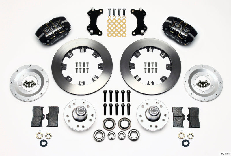 WIL Dynapro Brake Kit - Wilwood Dynapro Dust-Boot Front Kit 12.19in WWE ProSpindle