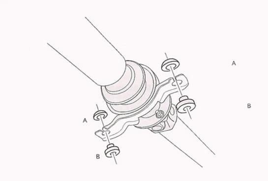 TQS Driveshaft Carrier Bushing - Torque Solution Drive Shaft Carrier Bearing Support Bushings: Subaru