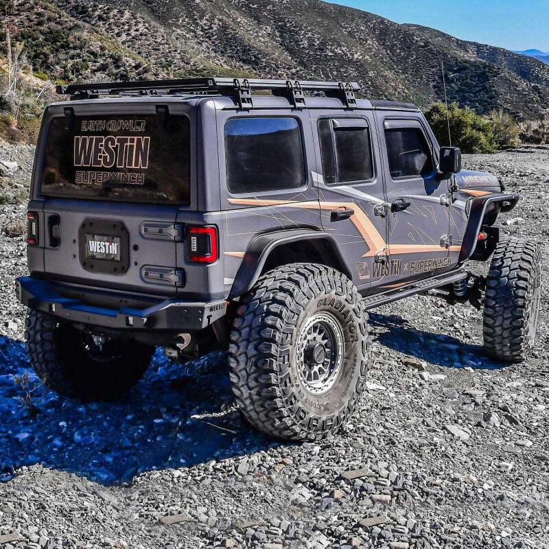 WES XTS Bumpers - Westin 18-25 Jeep Wrangler JL XTS Rear Bumper - Textured Black
