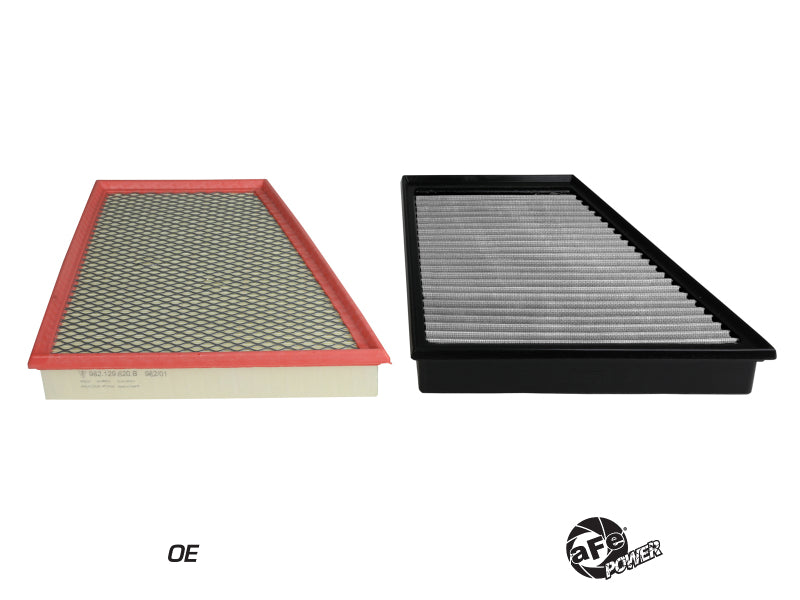 AFE Direct Fit Pro DRY S Air Filter - aFe Magnum FLOW OE Replacement Filter w/PDS Media 17-20 Porsche Boxster/Cayman (718) H4-2.0/2.5L (t)